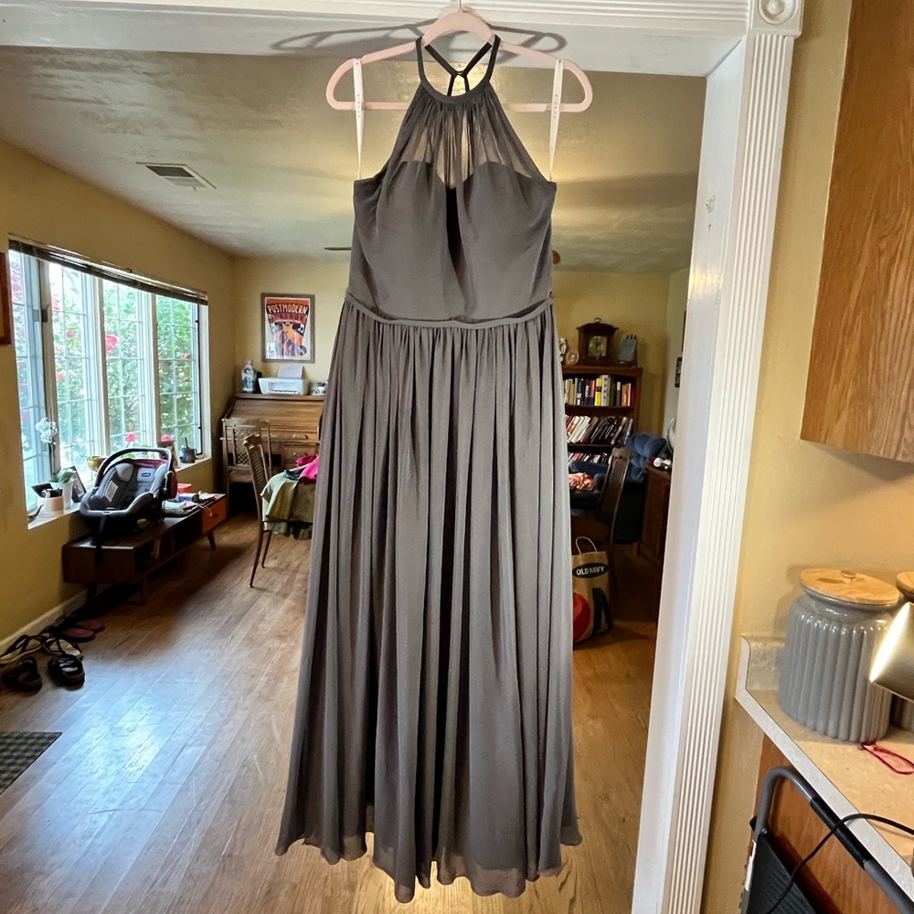 Azazie Gray Wedding Dress